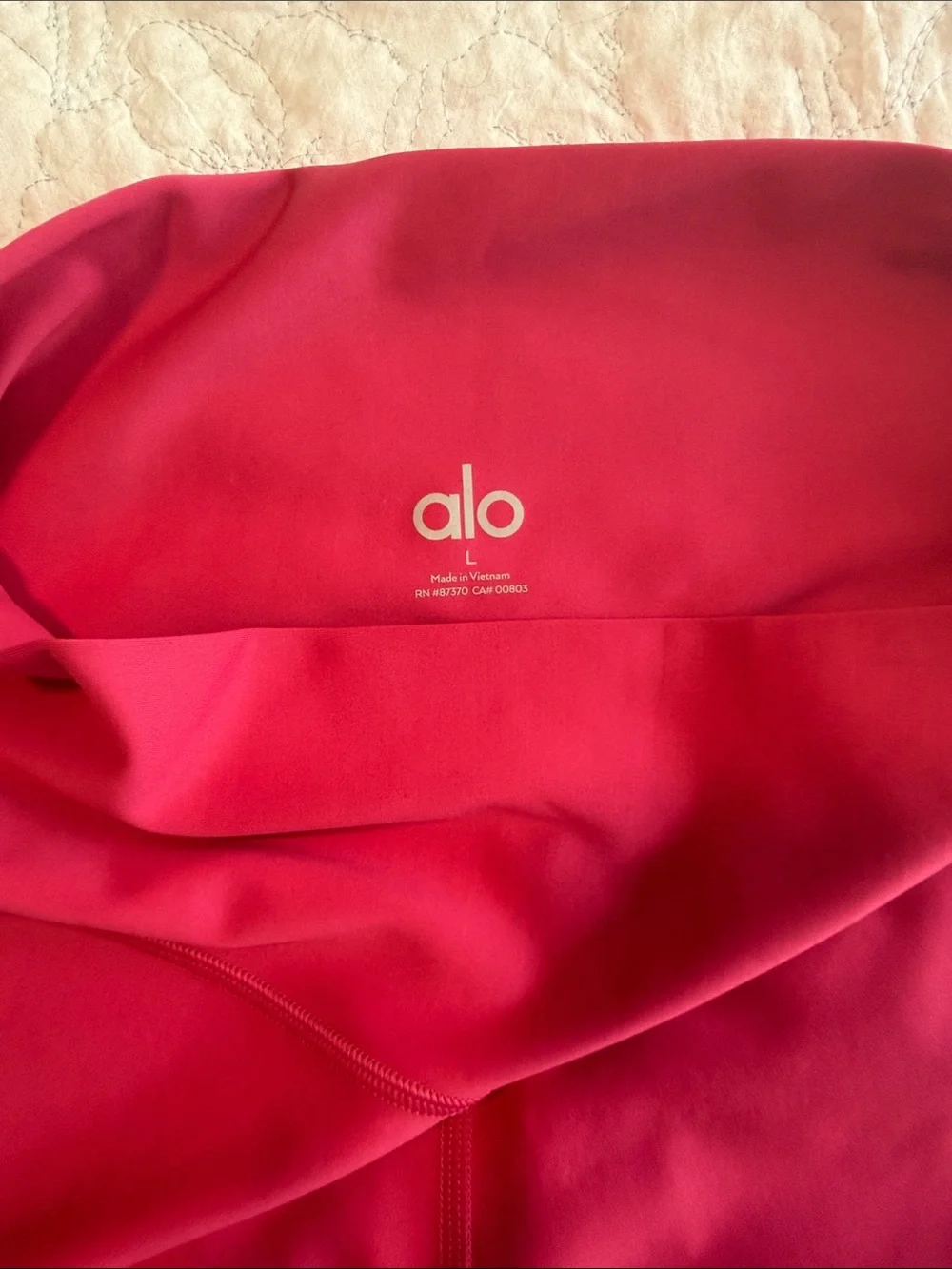 ALO Hot Pink High-Waist Leggings